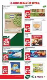 Volantino Pam Pagina 11: Piselli Finissimi Frosta €2,99, Filetti di merluzzo Findus €5,99