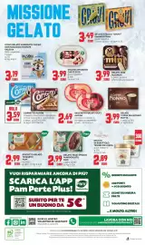 Volantino Pam Pagina 16: Cornetto Algida €3,59, Gelato Stecco "Gruvi" Sammontana €3,49
