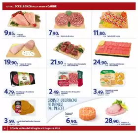 Volantino Sigma Pagina 4: Tagliata di bovino adulto con rosmarino €21,50, Macinato fine di tacchino Amadori €2,49