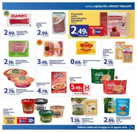 Volantino Sigma Pagina 5: Würstel con formaggio Wudy Aia €0,69, Roast beef di girello Negrini €2,99