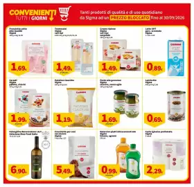 Volantino Sigma Pagina 8: Cereali Sigma palline, chicchi €1,99, Crepes ripiene Sigma surgelati €1,49