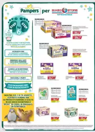 Volantino Bimbo Store Pagina 8: Salviette Progressi Sensitive €11,49, Pampers Costumino €6,99