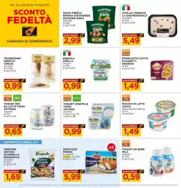 Volantino Alì Supermercati Pagina 14: Fiocchi di latte Jocca €1,49, Prosciutto cotto in cubetti Negroni €1,49