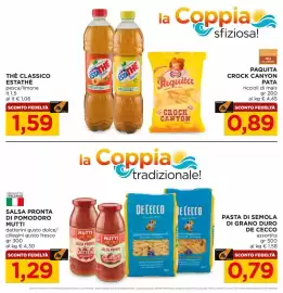 Volantino Alì Supermercati Pagina 2: THÈ CLASSICO ESTATHE €1,59, Salsa Pronta Mutti €1,29