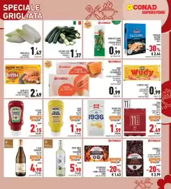 Volantino Conad Superstore Pagina 11: Roero Arneis DOCG Terredavino €5,90, Salsa Heinz Yellow Mustard €1,99