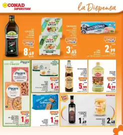 Volantino Conad Superstore Pagina 15: Olio di semi di arachide Sagra €4,99, Sfoglie Conad Verso Natura biologiche €1,69