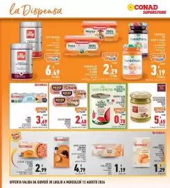 Volantino Conad Superstore Pagina 16: Pesto con Pistacchio del Mediterraneo Saporidee €5,65, TONNO LEGGERO CONAD €3,69