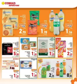 Volantino Conad Superstore Pagina 17: Fette biscottate iposodiche Piacersi €1,20, Fiocchi di Avena biologici €1,29