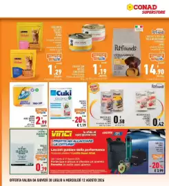 Volantino Conad Superstore Pagina 24: Bobina Double Booster Buffalo €2,99, Cuki GELOPIÙ €1,19