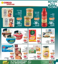 Volantino Conad Superstore Pagina 3: Riso blond Gallo €1,99, LINEA WASA prodotti assortiti €1,85