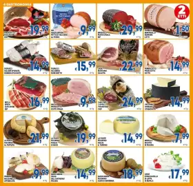 Volantino DEM Pagina 8: RECLA PROSCIUTTO COTTO PRAGA €9,99, LA FONTE PECORINO DOLCE IL TORRINO €14,99
