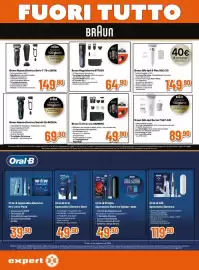 Volantino Expert Pagina 12: Braun Regolabarba BT7520 €64,90, Braun Rasoio Elettrico Serie5 52-B100s €69,90