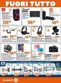 Volantino Expert Pagina 16: Canon FOTOCAMERA MIRROR EOS R100 €449,90, SONY CUFFIE WIRELESS BT WHCH520 €34,90