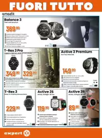 Volantino Expert Pagina 29: Amazfit Active 3 Premium €149,90, Amazfit T-Rex 3 Pro €329,90