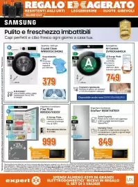 Volantino Expert Pagina 5: Samsung Frigorifero Combinato EcoFlex RB38T607BS9 €849,00
