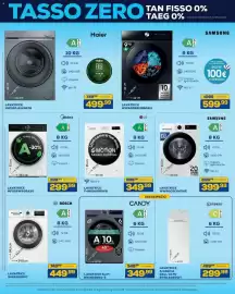 Volantino Euronics Bruno Pagina 33: LAVATRICE Midea €299,99, SAMSUNG LAVATRICE €399,99
