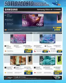 Volantino Euronics Bruno Pagina 5: Samsung 4K Smart TV €1.399,00, QN70F 4K Smart TV €799,00