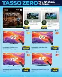 Volantino Euronics Bruno Pagina 6: LG NANOCCELL SMART TV 75" €699,00, LG Q-NED SMART TV 65" €749,00