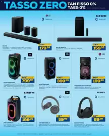 Volantino Euronics Bruno Pagina 8: LG SoundBar 5.1 €179,99, JBL PARTYBOX720E €799,99