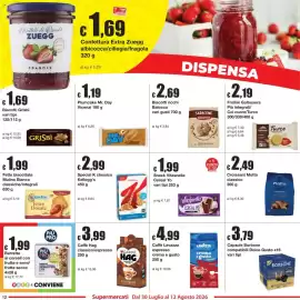 Volantino Sì con te Pagina 12: Fette biscottate Mulino Bianco classiche/integrali €1,99, Snack Vitasnella Cereal Yo €1,99