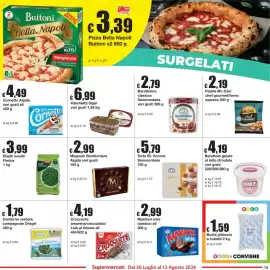 Volantino Sì con te Pagina 15: Piselli novelli Findus €3,99, Magnum Bomboniera Algida €2,99