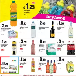 Volantino Sì con te Pagina 16: Vino Castellino bianco/rosso €1,79, Coca Cola regular/zero bipack €3,19