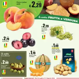 Volantino Sì con te Pagina 2: Patate saporite al forno e vapore Antonio Ruggiero €1,49, Susine Metis €2,79