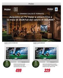 Volantino Trony Pagina 32: Haier SMART TV MINI LED SERIE M90 H55M90EUX €499,00