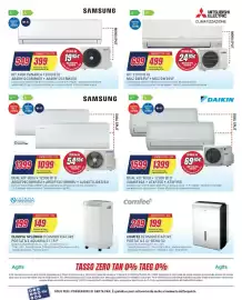 Volantino Trony Pagina 30: Dual Split Daikin €1.399,00, SAMSUNG DUAL KIT 9000 + 12000 BTU €1.099,00