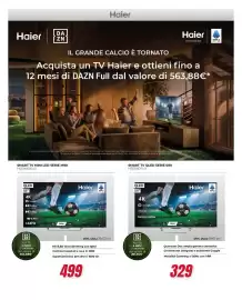 Volantino Trony Pagina 32: Haier SMART TV MINI LED SERIE M90 H55M90EUX €499,00