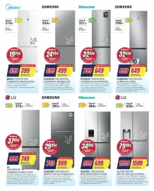 Volantino Trony Pagina 4: Hisense Frigorifero Combinato RB434N4BCB €649,00, LG FRIGORIFERO SIDE BY SIDE GSLE91MBAC €1.599,00