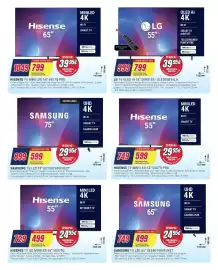 Volantino Trony Pagina 8: HISENSE TV MINI LED 55" 55U7Q PRO €599,00, SAMSUNG TV LED 75" UE75U7000FUXZT €599,00