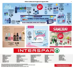 Volantino Interspar Pagina 12: Ammorbidente concentrato Blu Mare Mon Amour €2,49