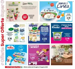 Volantino Interspar Pagina 2: Pancakes freschi Pro High Protein €2,59, Formaggio fresco Robiola Senza Lattosio €2,15