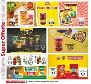 Volantino Interspar Pagina 6: Salse Dressing Yogurt o Cesar Develey €1,49, Tortilla Chips Fajita o Original Old El Paso €2,39