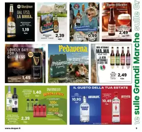 Volantino Interspar Pagina 9: Birra Kronen Forst €2,39, Birra Weissbier 0,0% Paulaner €0,99