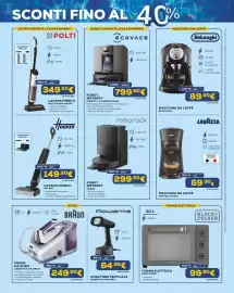 Volantino Euronics Pagina 15: LAVAZZA MACCHINA DA CAFFÈ TINY ECO LM 840 €69,90, DeLonghi MACCHINA DA CAFFÈ €89,90