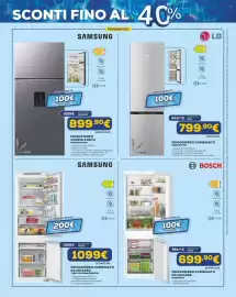Volantino Euronics Pagina 21: BOSCH FRIGORIFERO COMBINATO DA INCASSO KIN86NSEO €699,90