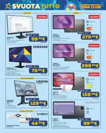 Volantino Euronics Pagina 28: Lenovo IDEAPAD Plus €299,90, TABLET AZIMUT 4 €99,90