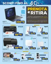 Volantino Euronics Pagina 29: STRONG MODEM ROUTER 350M €39,90, Tp-link MODEM ROUTER ARCHER MR515 €89,90