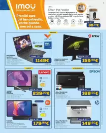 Volantino Euronics Pagina 9: EPSON MULTIFUNZIONE ECO TANK ET 2864 €169,90, NOTEBOOK GAMING VICTUS 15 FA2002NL €1.149,00