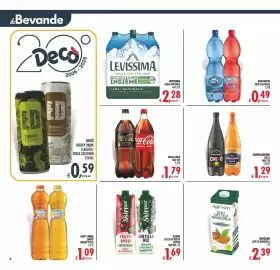 Volantino Gourmet Déco Pagina 4: Coca-Cola Vari Tipi €1,79, Sant'Anna SanTHE €1,09