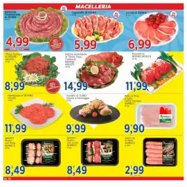 Volantino Market Ingross Pagina 10: Tritato Famiglia di BOVINO ADULTO €8,99, Salsiccia di Pollo AVIMECC €2,99