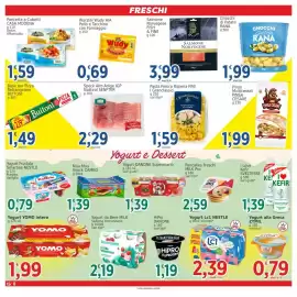 Volantino Market Ingross Pagina 8: Fish & Fine Salmone Norvegese €3,99, Wurstel Wudy AIA Pollo e Tacchino con Formaggio €0,69