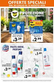 Volantino Eurospesa Pagina 14: Detersivo pavimenti assortito LYSO+FORM €2,19, Gel detergente bagno LYSOFORM €1,89