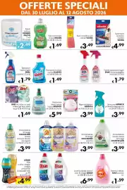 Volantino Eurospesa Pagina 9: Sgrassatore bagno trigger SMAC €1,79, Piatti concentrato limone NELSEN €1,69