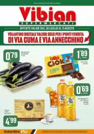 Volantino Vibian Pagina 1: Melanzane nostrane €0,79, Strega Caffè €4,99