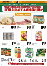 Volantino Vibian Pagina 2: Pavesi Gocciolè Classiche €1,99, VALFRUTTA LEGUMI VARI TIPI €0,89