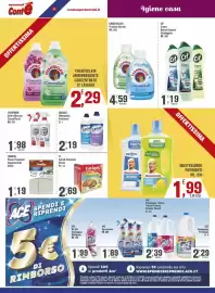 Volantino Conté Supermercati Pagina 14: QUASAR Detergente Pavimenti €2,19, LYSOFORM Active Mousse Ocean/Floral €1,98
