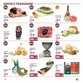 Volantino Futura Supermercati Pagina 12: Coppa Parma IGP LA FELINESE €2,99, Burrata di Andria IGP Saporosa €1,19